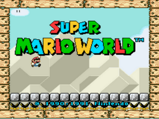 Super Mario World - Nightmare Edition Title Screen